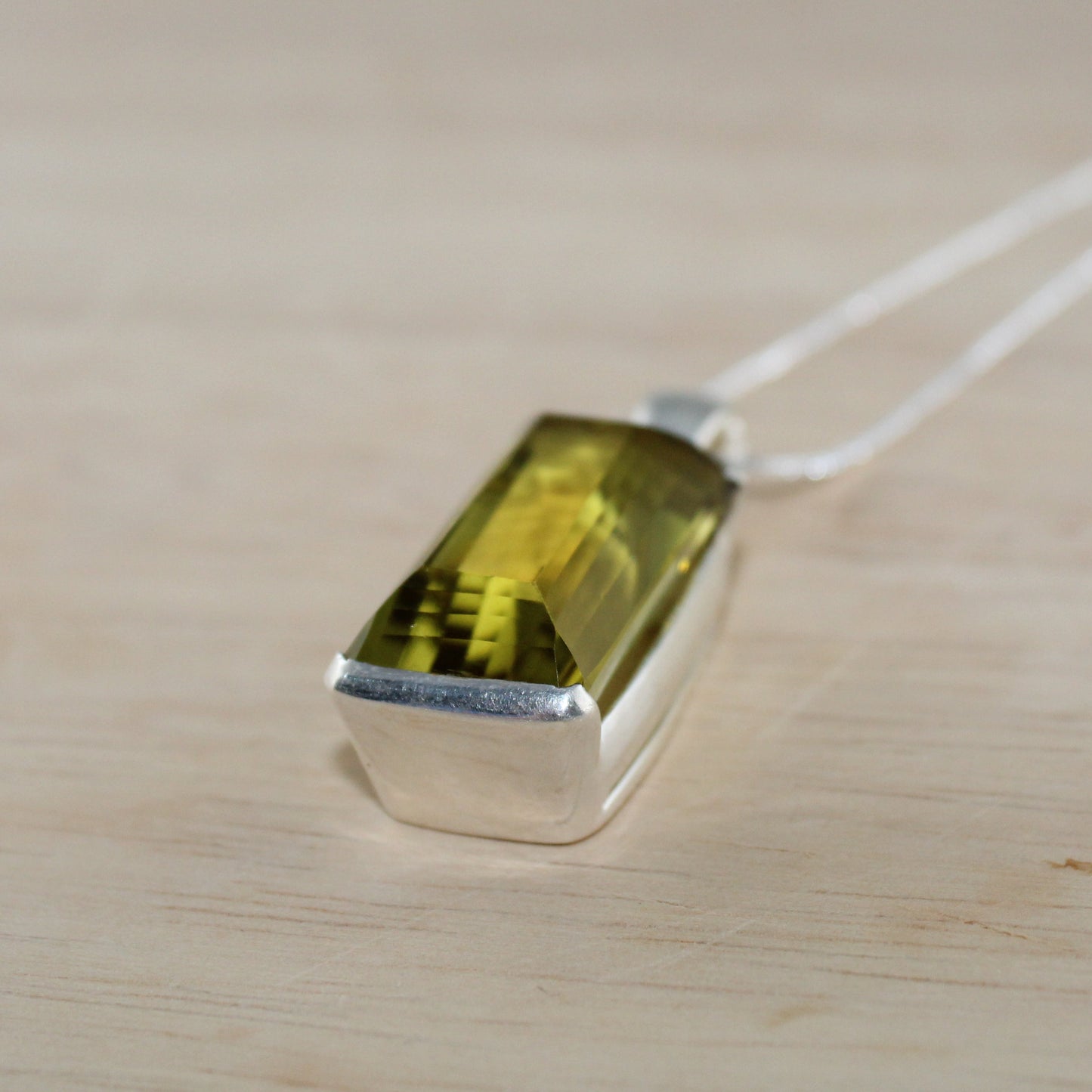 Golden Glow – Lemon Topaz Pendant
