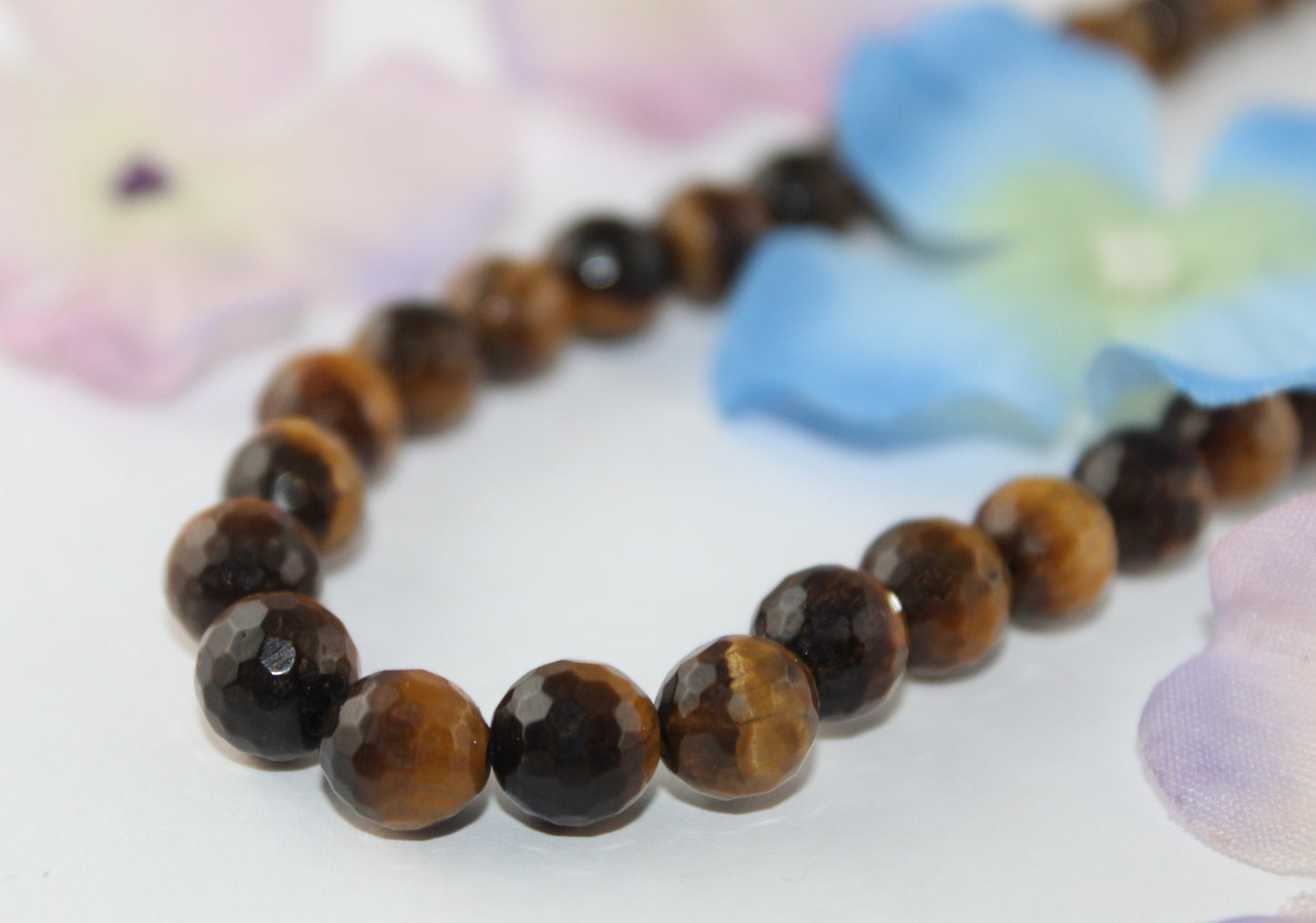 Tiger Eye Beaded Single Strand Necklace
