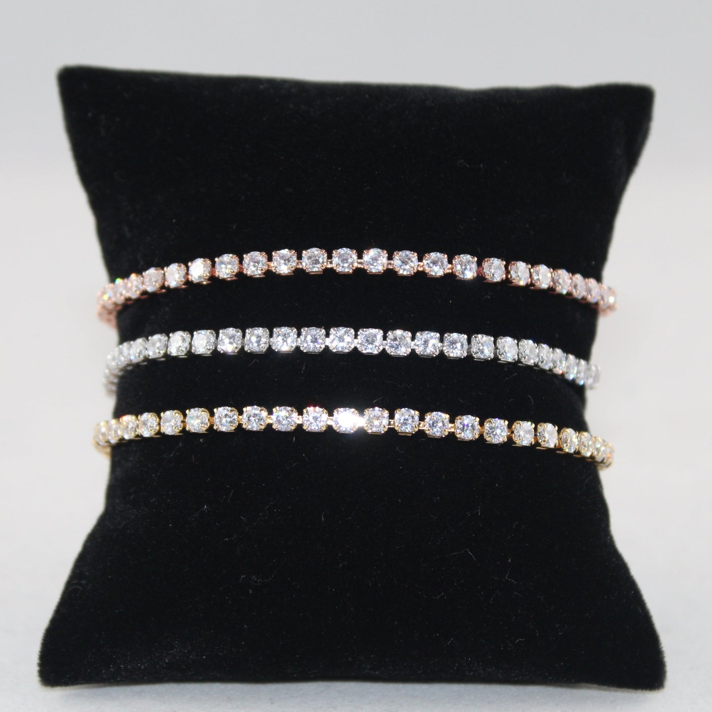 CZ Tennis Bracelet - Silver