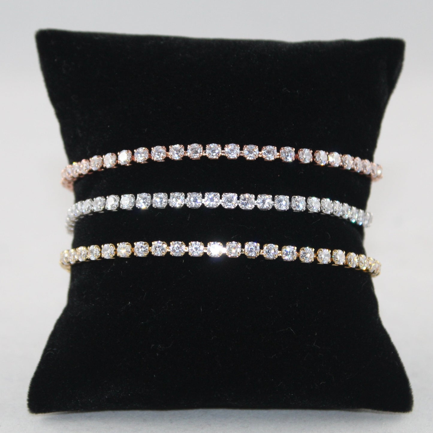 CZ Tennis Bracelet - Rose Gold