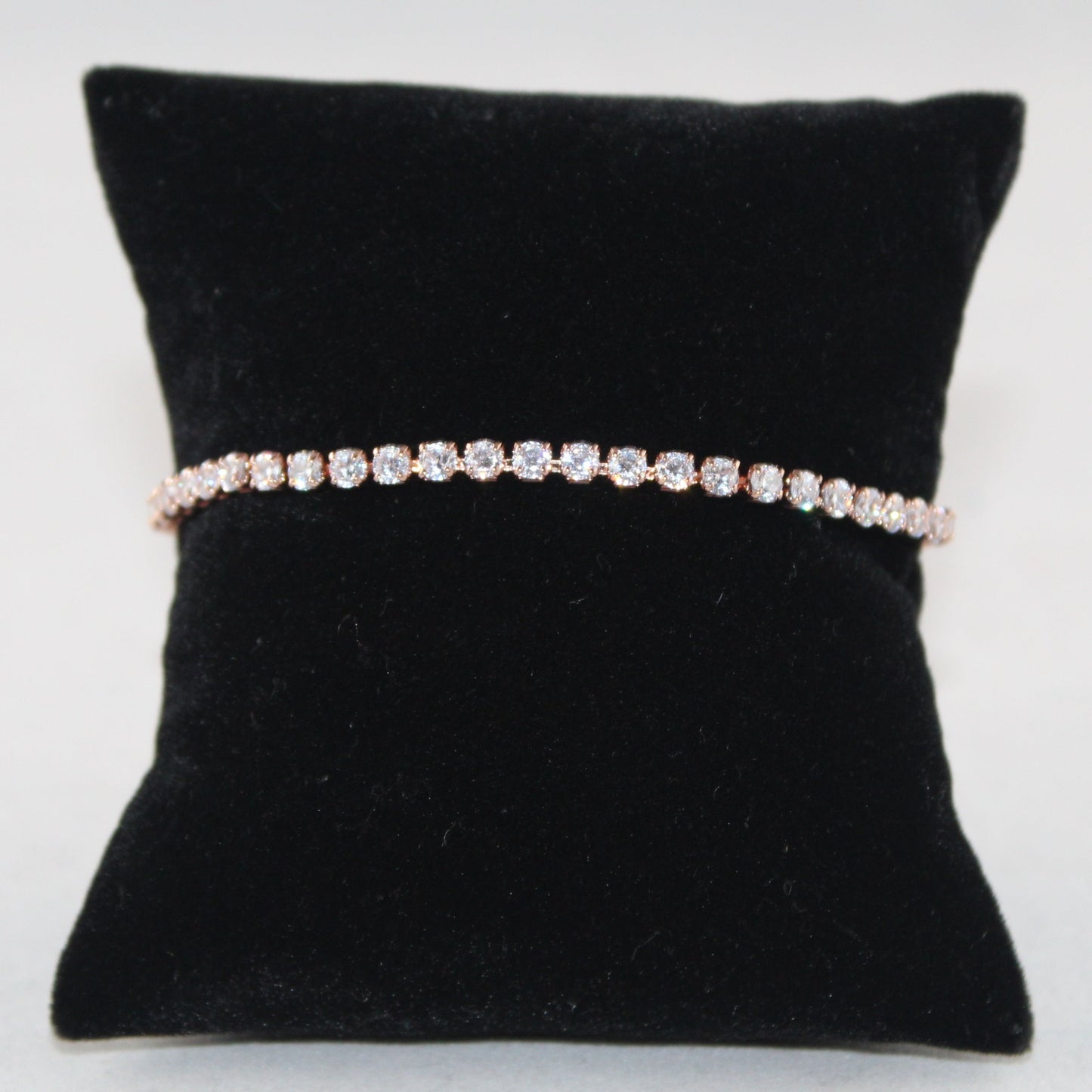 CZ Tennis Bracelet - Rose Gold