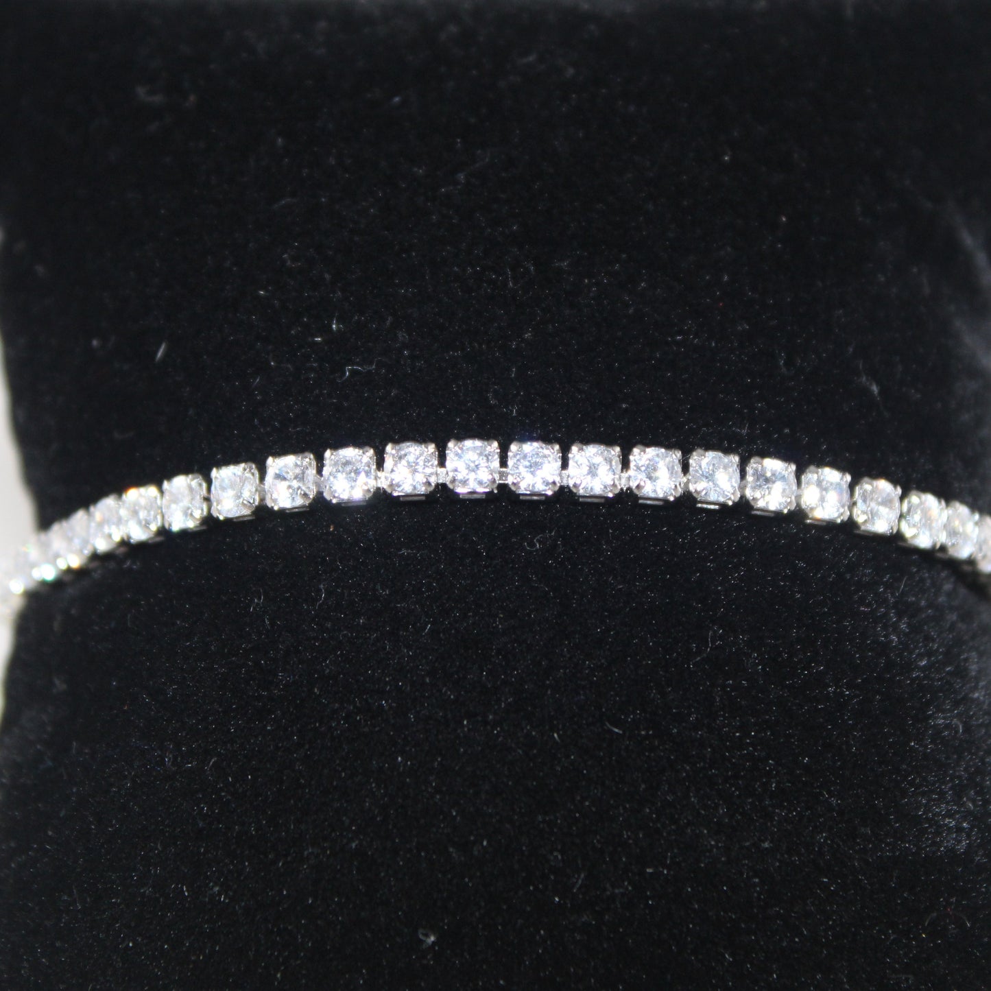 CZ Tennis Bracelet - Silver