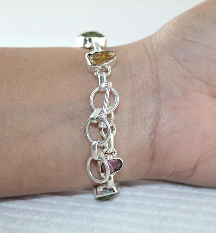 Tourmaline Link Bracelet - Little Elephant