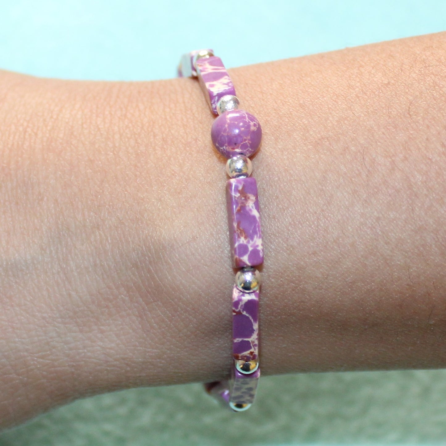 Minimalist Gemstone Stretch Bracelet - Natural Healing Gemstones