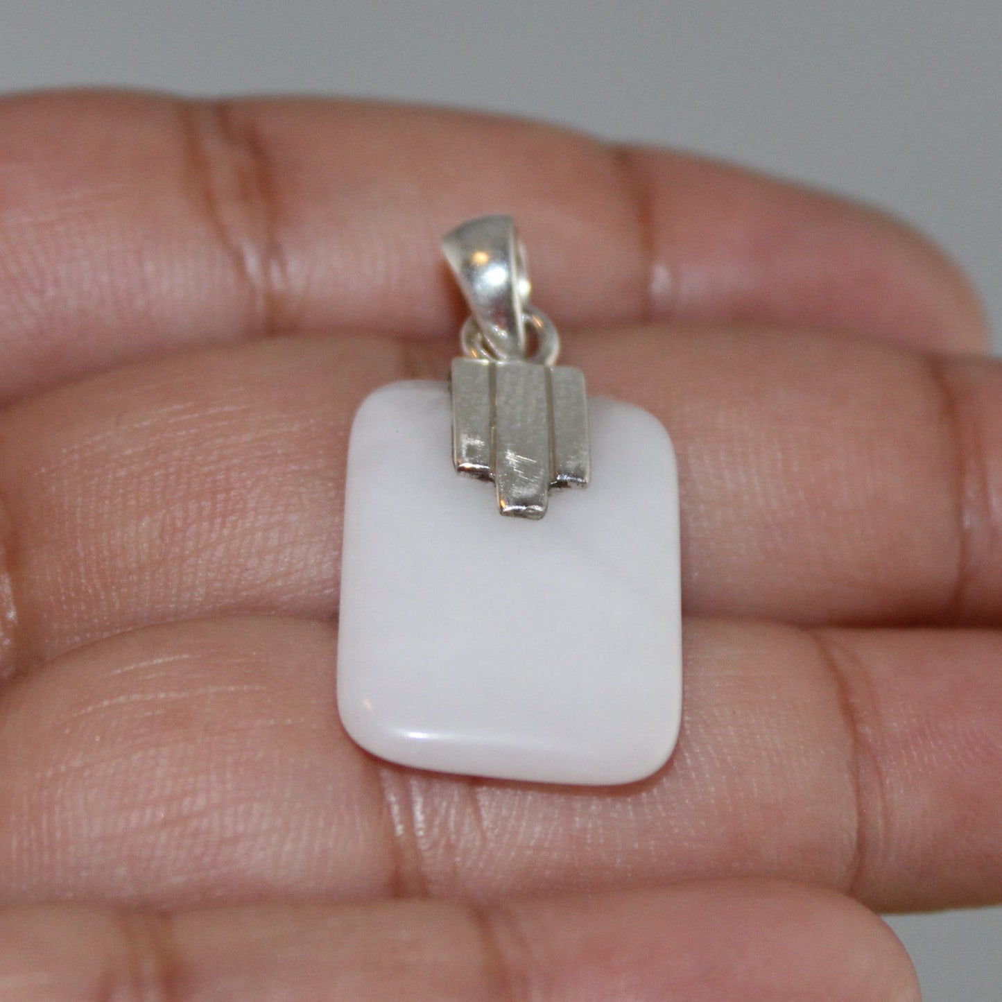 Moonlight Whisper – Dainty Opal Pendant in Sterling Silver