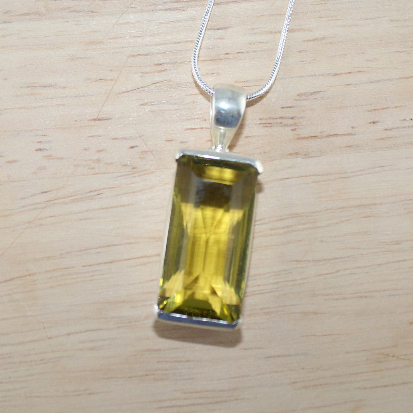 Golden Glow – Lemon Topaz Pendant