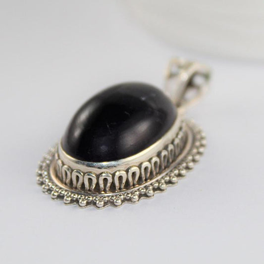 Boho Amethyst Oval Pendant - Little Elephant